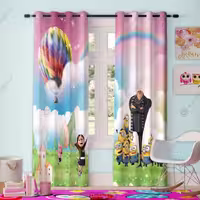 پرده اتاق کودک طرح مینیون pk-4125