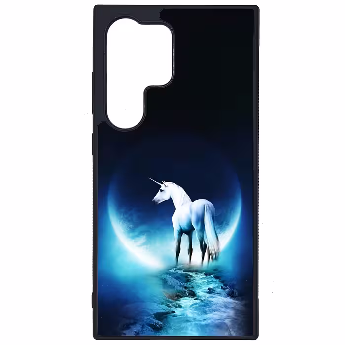 کاور طرح اسب شاخدار کد G-070 مناسب برای گوشی موبایل سامسونگ Galaxy S24 Ultra | دیجی قاب دونی