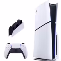 پلی استیشن 5 اسلیم دیسک خور PlayStation Slim Standard به همراه پایه شارژر