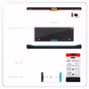 برچسب پوششی ماهوت مدل Honey-Comb-Circle مناسب برای تبلت سامسونگ Galaxy Tab S2 9.7 2016 T813N