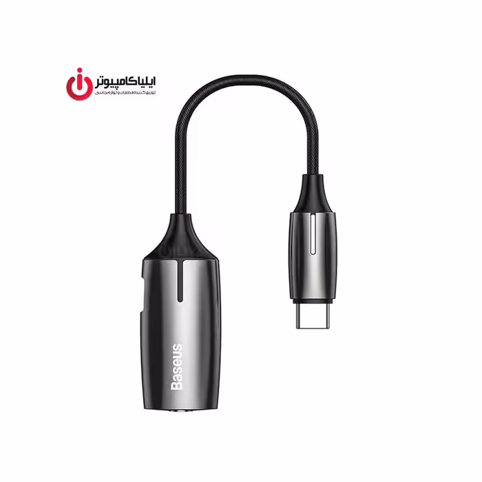 کابل مبدل Type C نر به Type C و جک 3.5 میلی متری صدا مادگی بیسوس مدل CATL60S