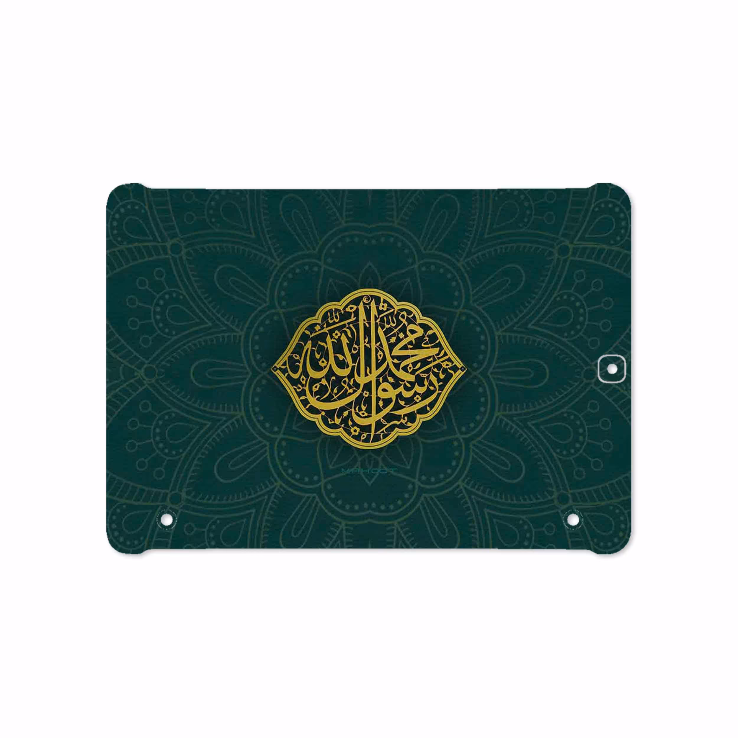برچسب پوششی ماهوت مدل Mohammad-Rasool-Allah مناسب برای تبلت سامسونگ Galaxy Tab S2 9.7 2016 T819N