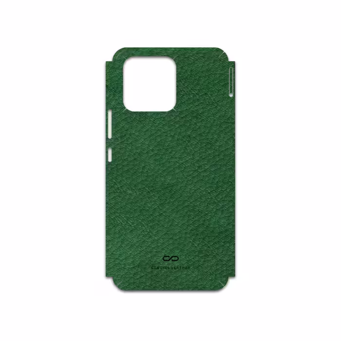 برچسب پوششی ماهوت مدل Green-Leather مناسب برای گوشی موبایل آنر X5