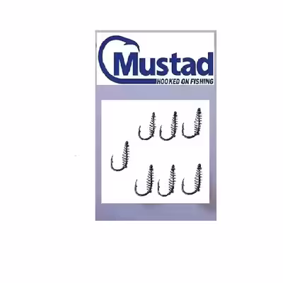 قلاب ماهیگیری موستاد مدل فنردار سایز 3 بسته 7 عددی