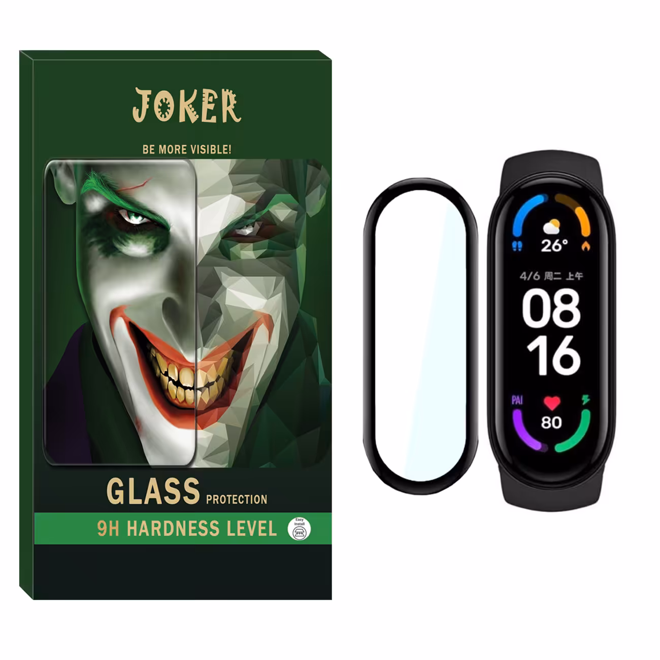 محافظ صفحه نمایش نانو جوکر مدل NJK مناسب برای ساعت هوشمند شیائومی Mi Band 4
