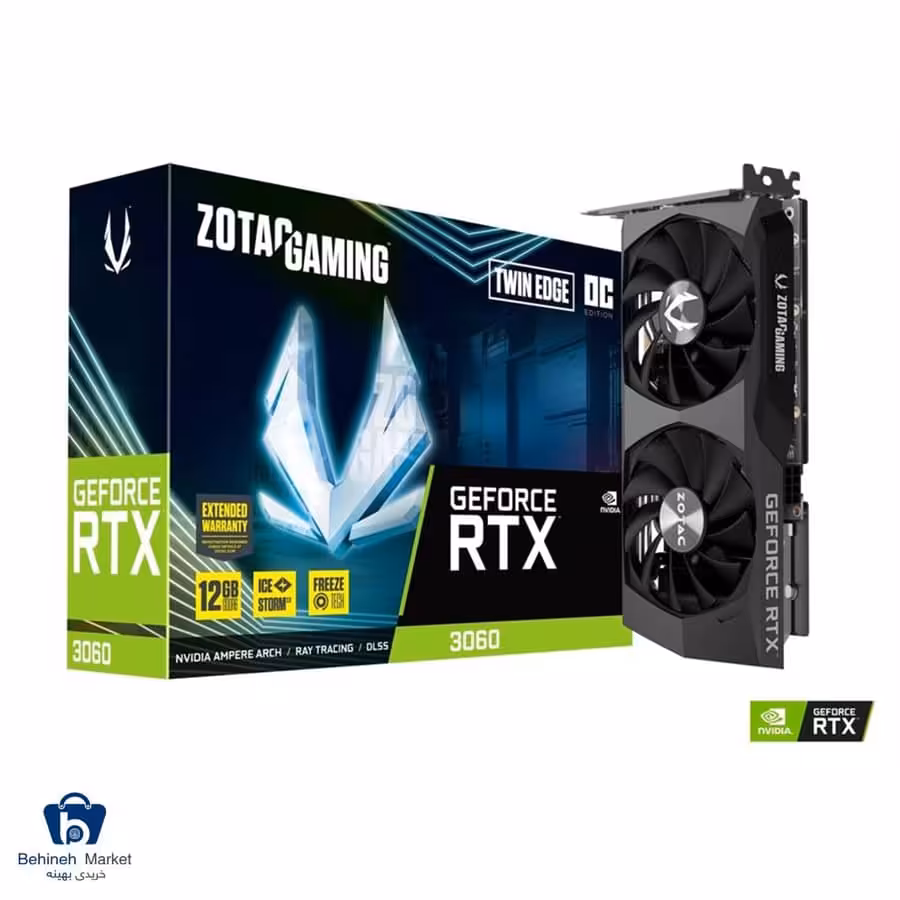 کارت گرافیک زوتک GeForce RTX 3060 Twin Edge OC 12GB