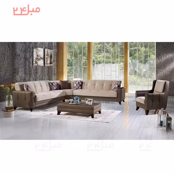 مبل ال تختخواب شو TL11