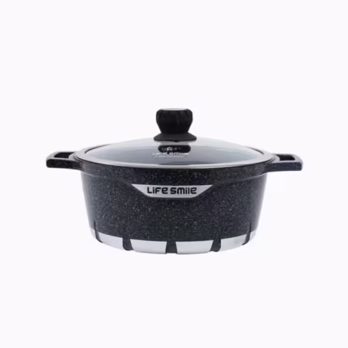 قابلمه لایف اسمایل سایز 28 رنگ مشکی مدلFLCM-28P 
