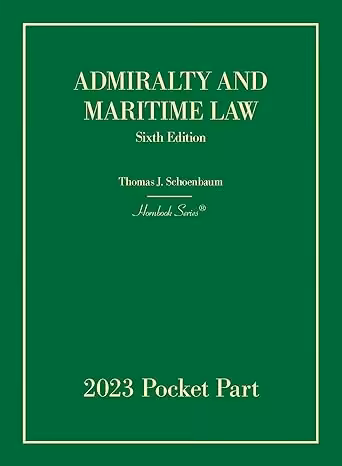 خرید و دانلود نسخه کامل کتاب Admiralty and Maritime Law, 6th, 2023 Pocket Part -   PDF