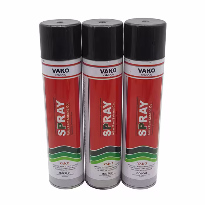 اسپری رنگ مشکی مات واکو مدل 300ML بسته 3 عددی
