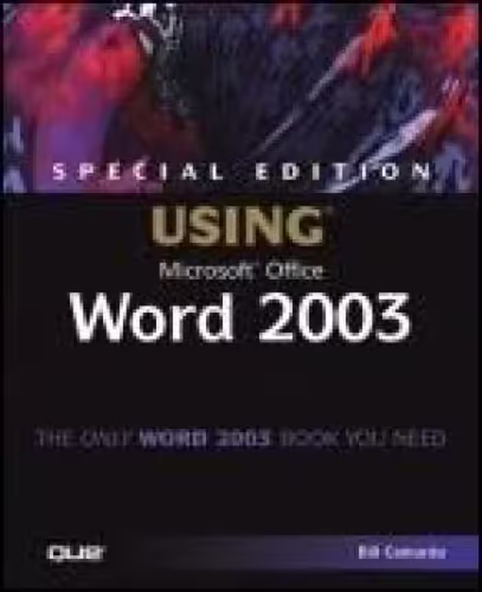 خرید و دانلود نسخه کامل کتاب Special Edition Using Microsoft Office Word 2003