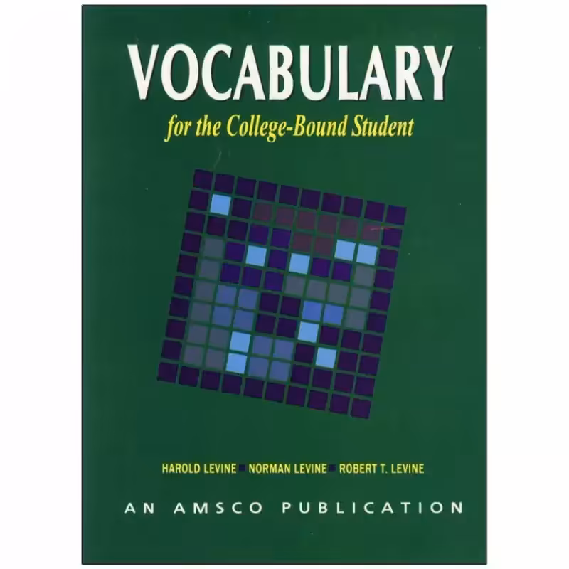 Vocabulary For the College Bound Student کتاب