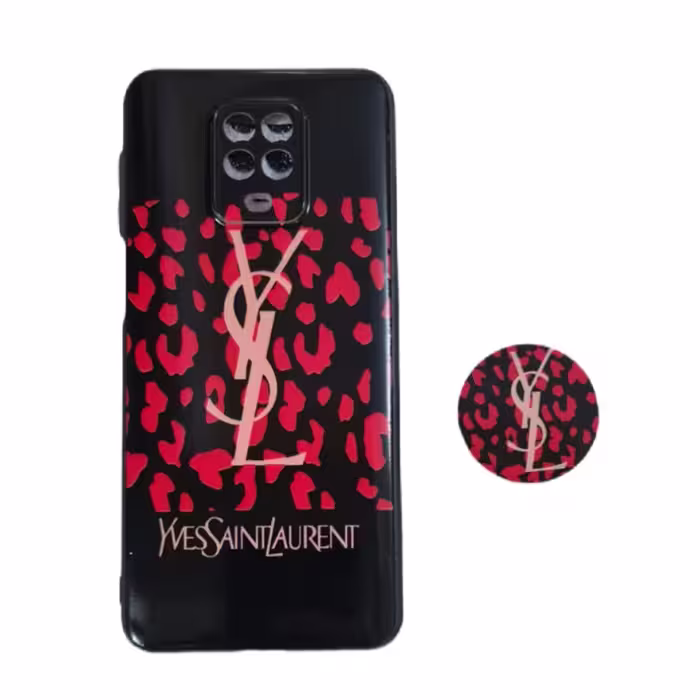 کاور طرح دخترانه کد YSL-910 مناسب برای گوشی موبایل شیائومی Redmi Note 9s / 9 Pro به همراه پاپ سوکت