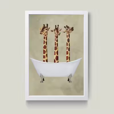 تابلو مدل giraffe کد m2662-w