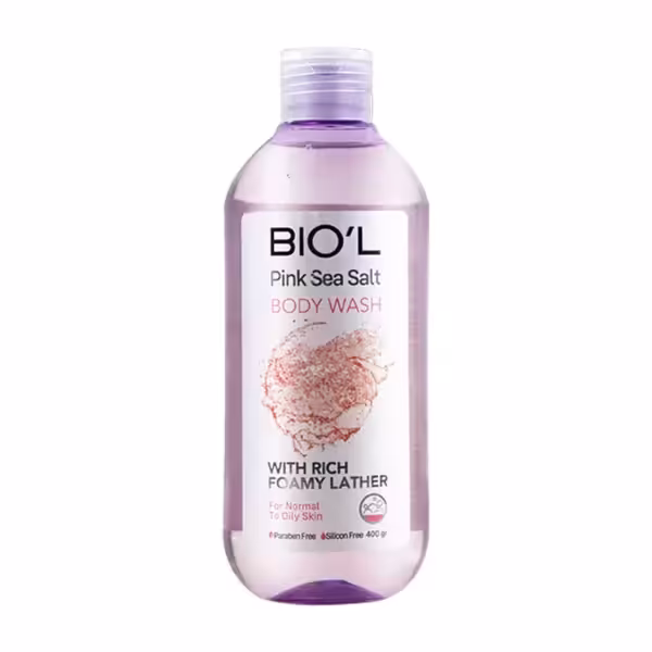 بیول شامپو بدن شفاف نمک دریا 400 میل Clear sea salt