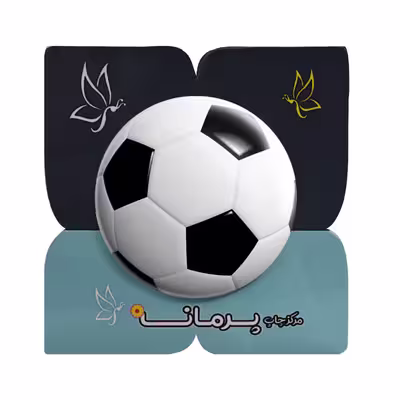 پیکسل پرمانه طرح توپ فوتبال کد pm.2121