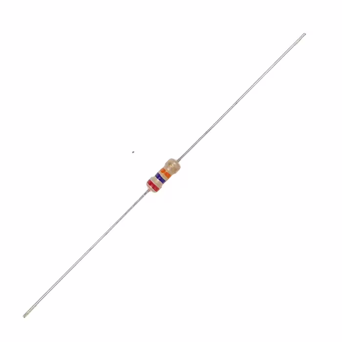 مقاومت 27 کیلو اهم 1/4 وات کد 627 بسته 51 عددی