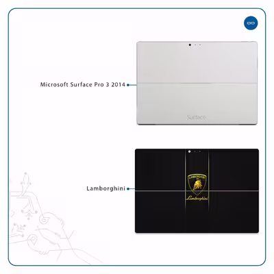 برچسب پوششی ماهوت مدل Lamborghini مناسب برای تبلت مایکروسافت Surface Pro 3 2014