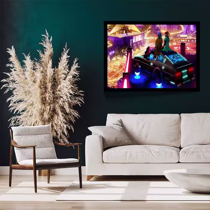 تابلو مدل cyberpunk کد F-11041