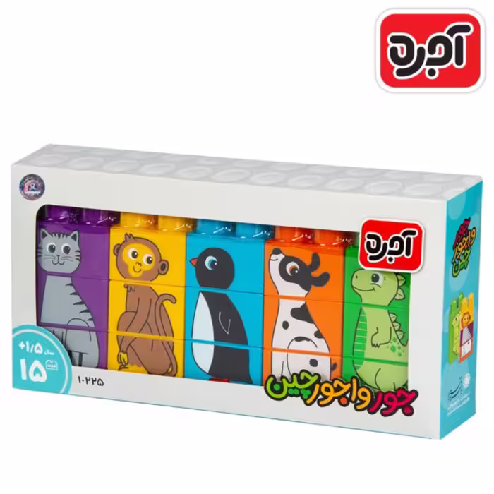 بازی فکری جور واجور چین حیوانات(آجره)