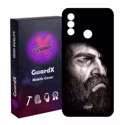 کاور گارد ایکس طرح God of War مدل Glass10100 مناسب برای گوشی موبایل هوآوی P Smart 2020