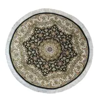 فرش دستبافت یک متری طرح ترنجی کد YM.1222