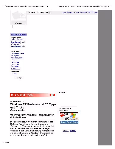 خرید و دانلود نسخه کامل کتاب Windows XP Professional: 20 Tipps und Tricks
