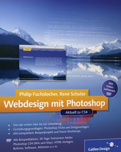 خرید و دانلود نسخه کامل کتاب Webdesign mit Photoshop: Aktuell zu CS4