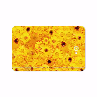 برچسب پوششی ماهوت مدل Yellow-Flower مناسب برای تبلت سامسونگ Galaxy Tab A 10.1 2016 T580