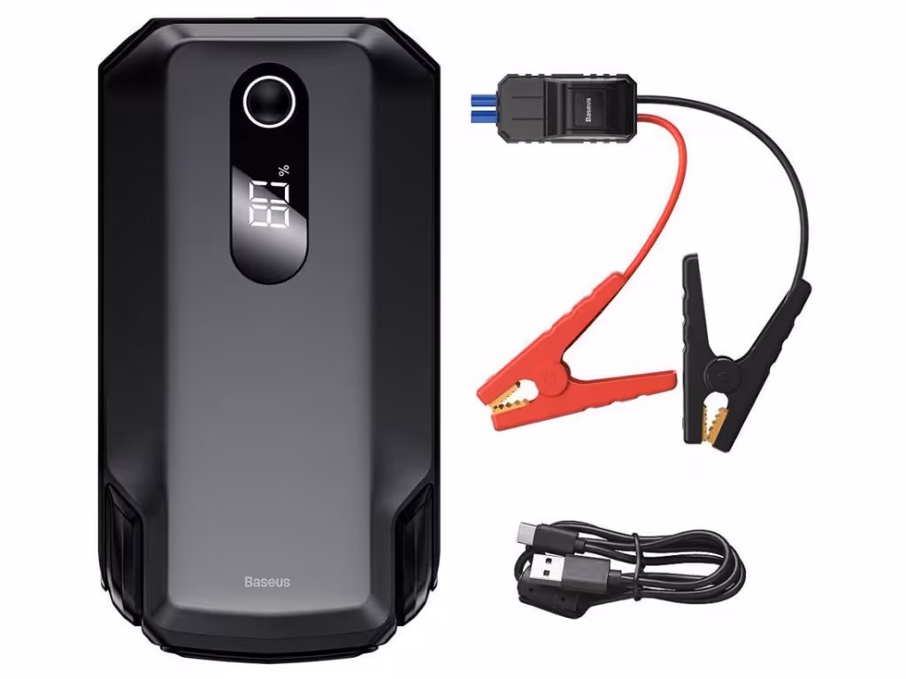 پاوربانک و جامپ استارتر قابل حمل خودرو بیسوس Baseus Super Energy Max Car Jump Starter 20000 CGNL020001