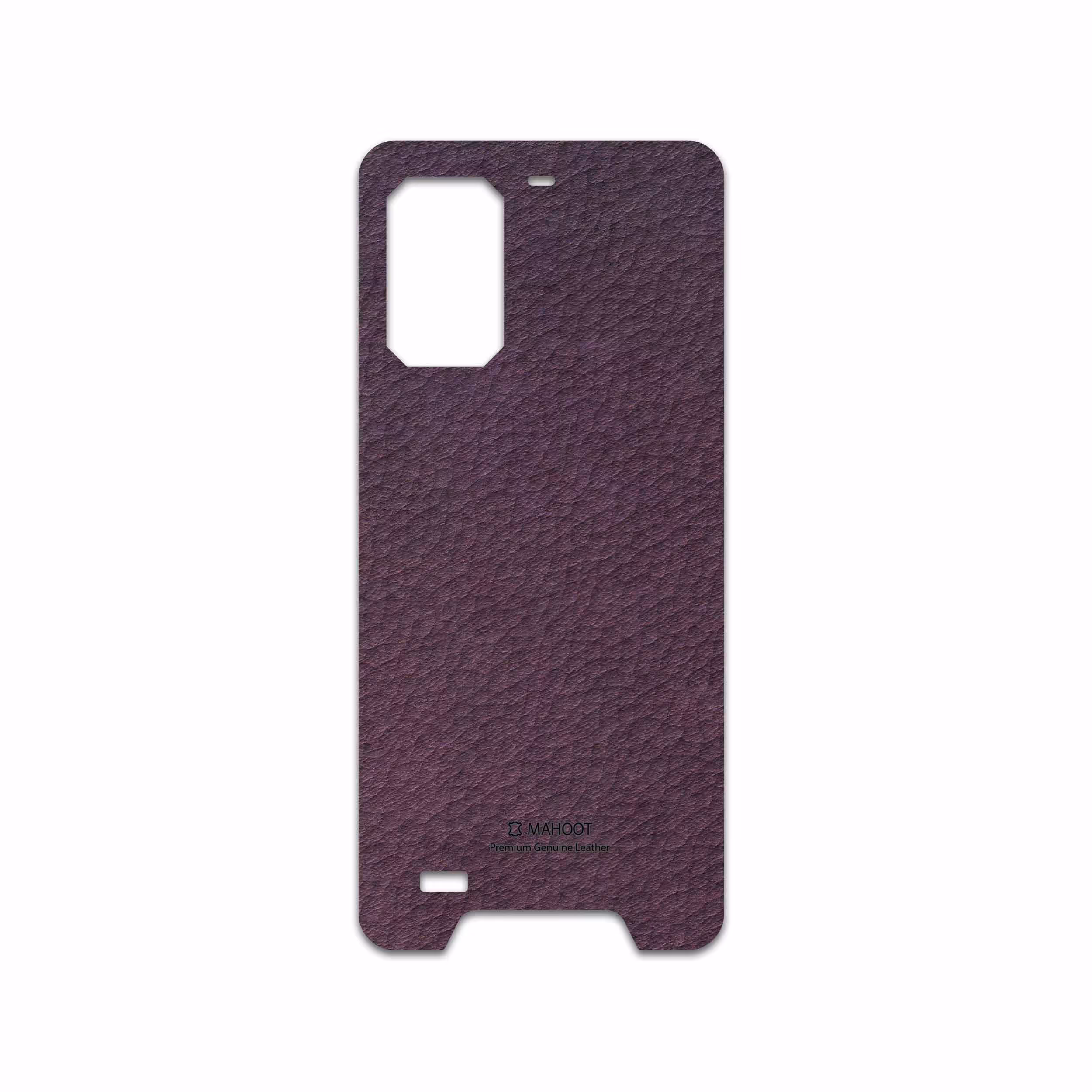 برچسب پوششی ماهوت مدل Purple-Leather مناسب برای گوشی موبایل یولفون Armor 7