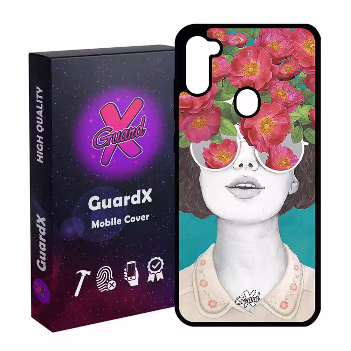 کاور گارد ایکس طرح Girl مدل Glass10148 مناسب برای گوشی موبایل سامسونگ Galaxy A11 / M11