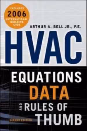 󾕇 دانلود کتاب HVAC Equations, Data, And Rules Of Thumb, 2nd ed, 2007 - دانلود کتاب های دانشگاهی