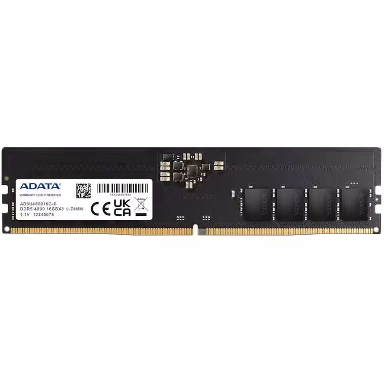 رم کامپیوتر DDR5 تک کاناله 4800 مگاهرتز CL40 ای دیتا مدل Premier ظرفیت 16 گیگابایت - دوسو آی تی