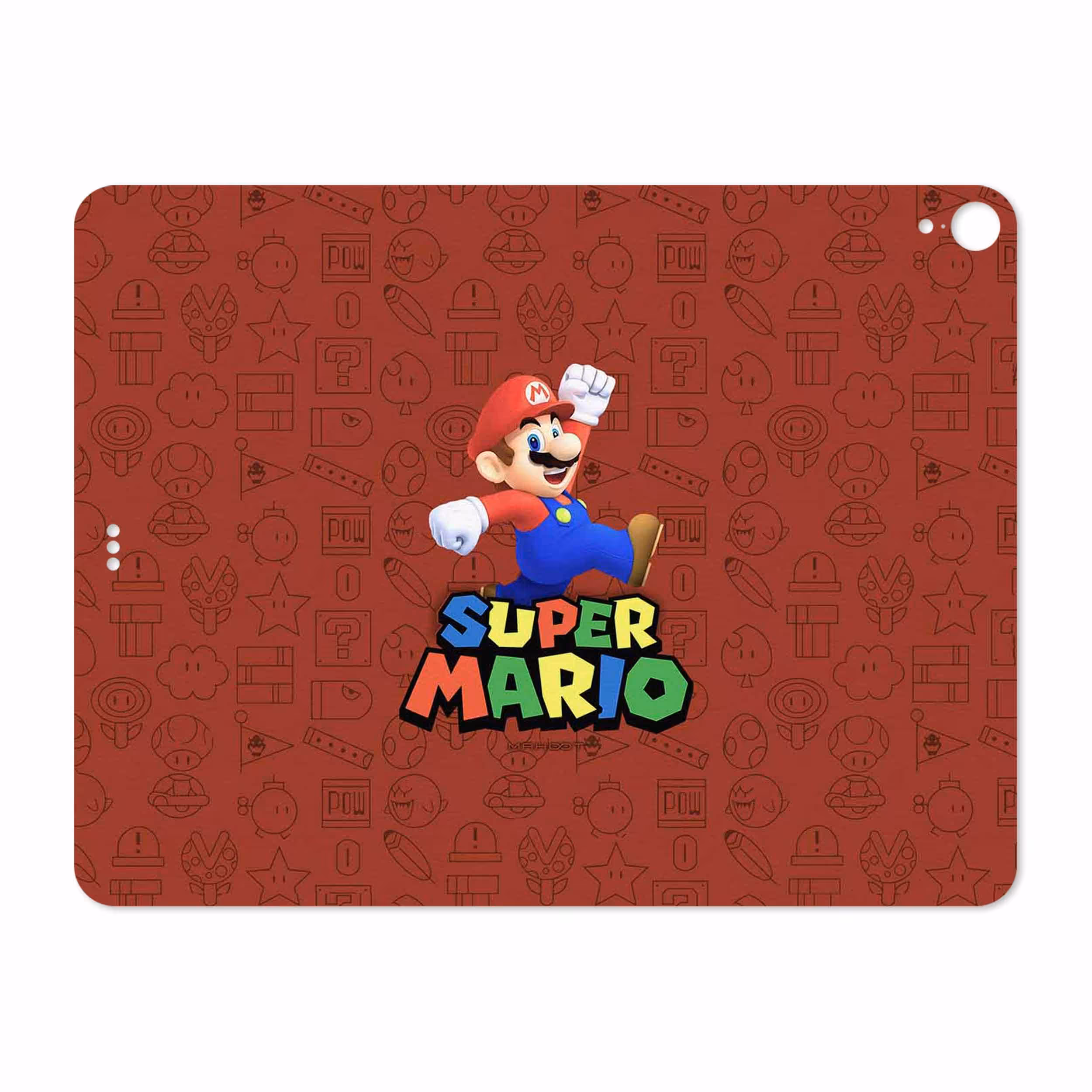 برچسب پوششی ماهوت مدل Super-Mario-Game مناسب برای تبلت اپل iPad Pro 12.9 (GEN 3) 2018 A1983