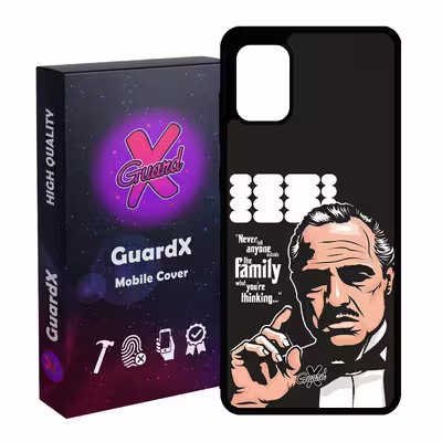 کاور گارد ایکس طرح God Father مدل Glass10197 مناسب برای گوشی موبایل سامسونگ Galaxy A31