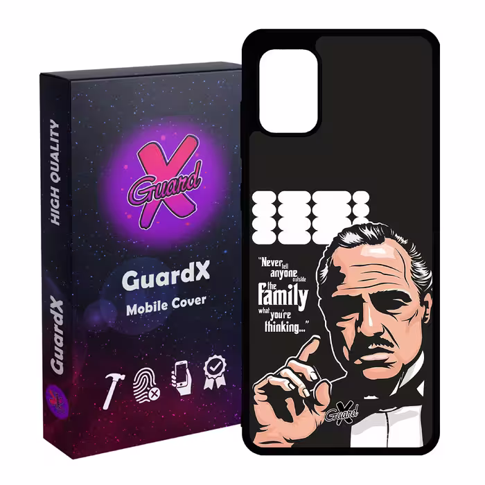 کاور گارد ایکس طرح God Father مدل Glass10197 مناسب برای گوشی موبایل سامسونگ Galaxy A31