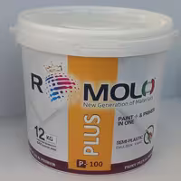 رنگ نیم پلاستیک 12 کیلویی رومولو p-100 تحت لیسانس ایتالیا 