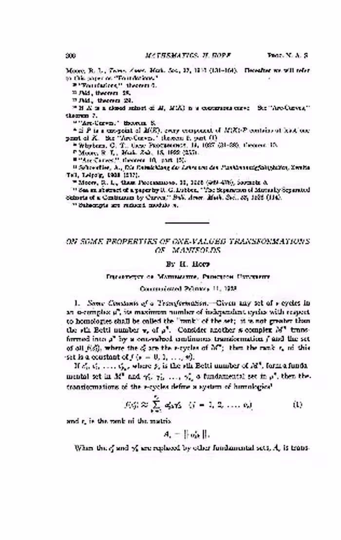 خرید و دانلود نسخه کامل کتاب On Some Properties of One-Valued Transformations of Manifolds