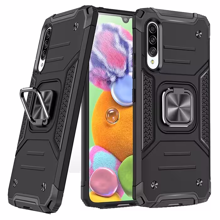 قاب اورجینال گوشی مناسب برای Samsung Galaxy A70 / A70S طرح دیفندر آرمور به همراه رینگ استند مگنتی مدل Ranger Phone