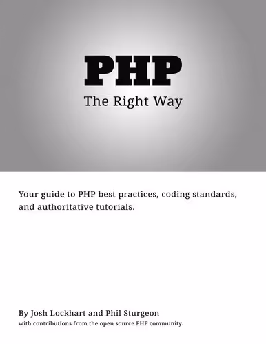 خرید و دانلود نسخه کامل کتاب PHP: The “Right” Way