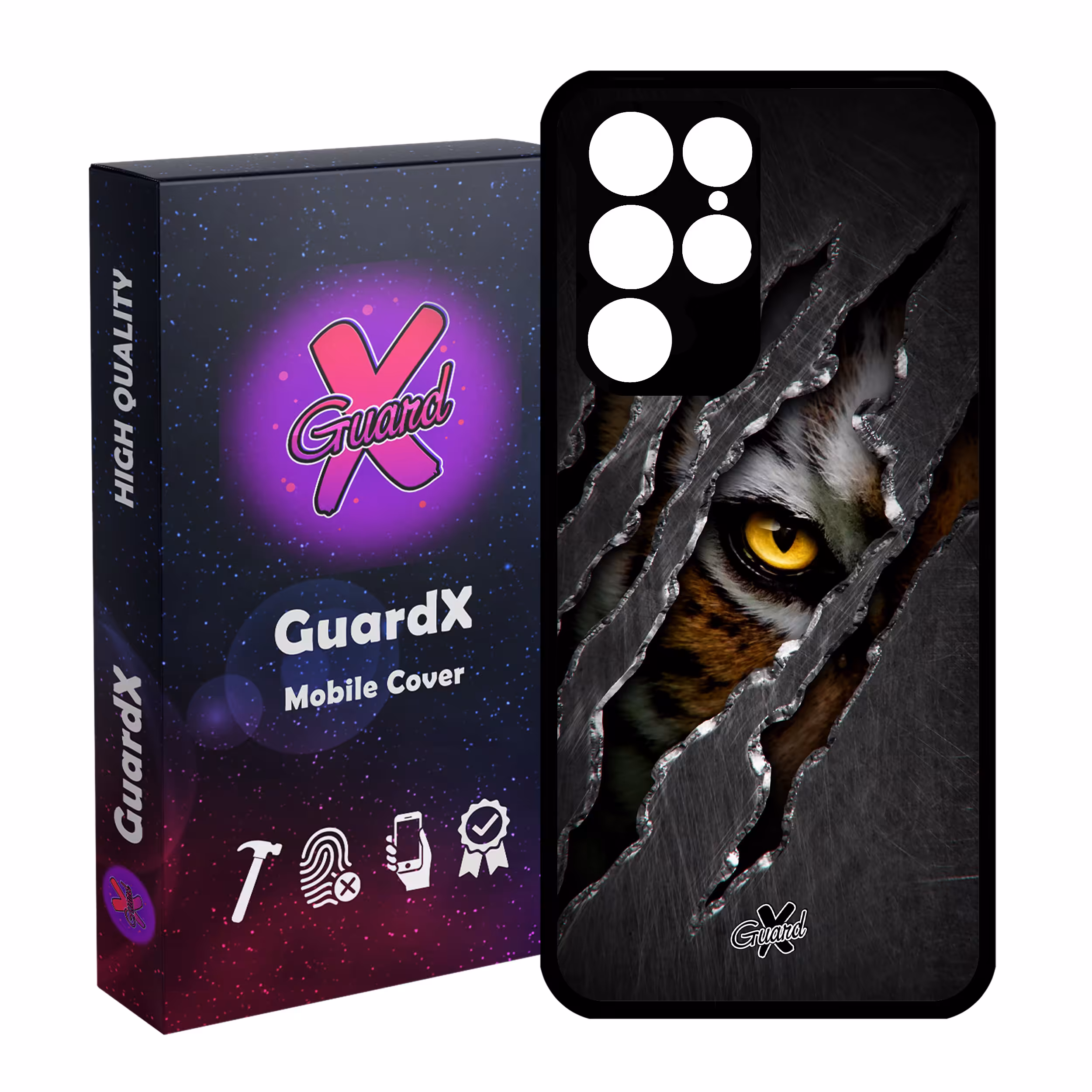 کاور گارد ایکس طرح Tiger مدل Glass10192 مناسب برای گوشی موبایل سامسونگ Galaxy S22 Ultra