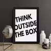 تابلو مدل انگیزشی Think Out Side The Box کدS1650-b