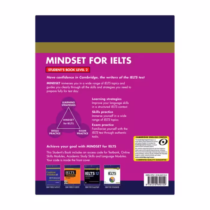 کتاب Cambridge English Mindset For IELTS 2 اثر جمعی از نویسندگان انتشارات کمبریج