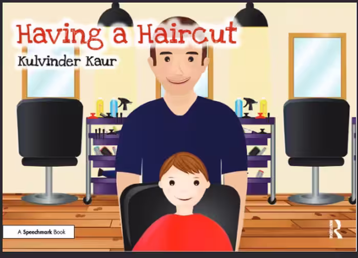 خرید و دانلود نسخه کامل کتاب Having a Haircut by kulvinder kaur - PDF