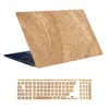 استیکر لپ تاپ توییجین و موییجین طرح Marble کد 53 مناسب برای لپ تاپ 15.6 اینچ به همراه برچسب حروف فارسی کیبورد 