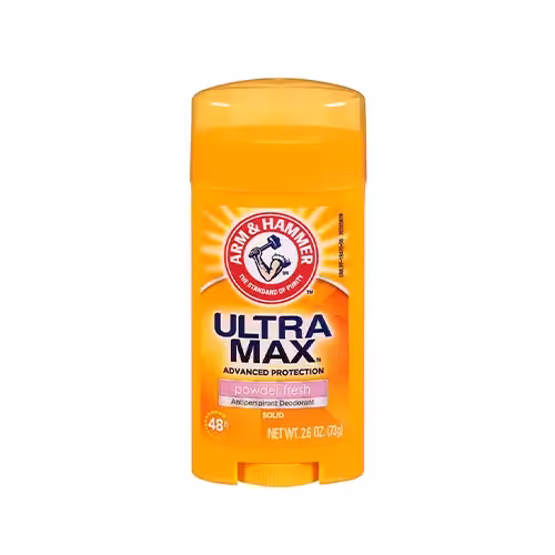 استیک ضد تعریق آرم اند همر ultra max مدل powder fresh سایز 73 گرم