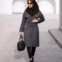 مانتو اداری زنانه پرشیا مدل مانتو دیپلمات اداری
