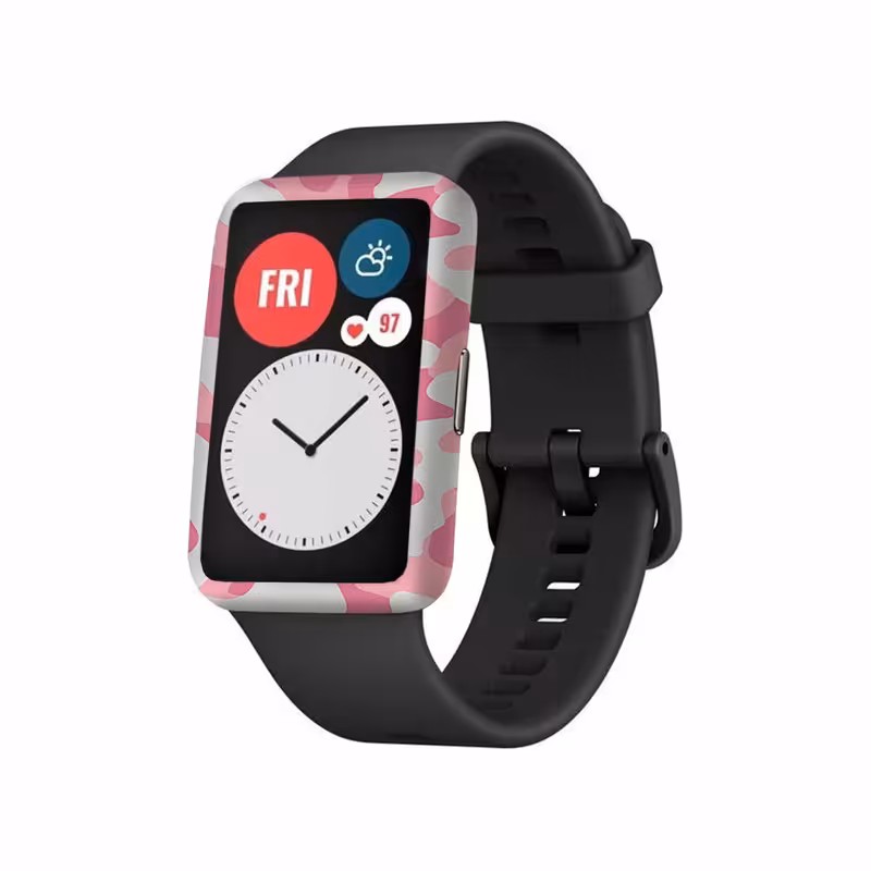 برچسب ماهوت طرح Army-Pink مناسب برای ساعت هوشمند هوآوی Watch Fit | کالا برتری