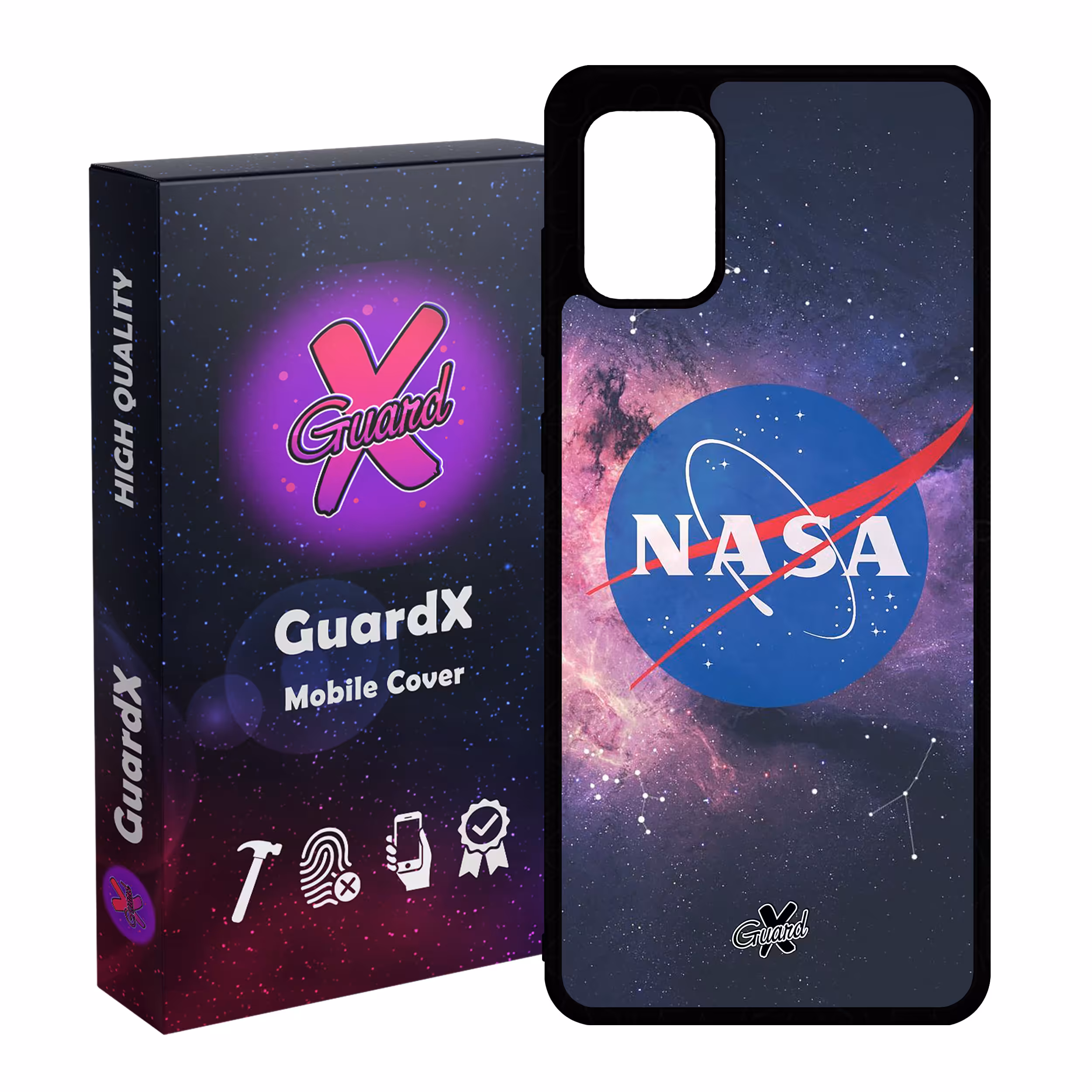 کاور گارد ایکس طرح Nasa مدل Glass10012 مناسب برای گوشی موبایل سامسونگ Galaxy A31